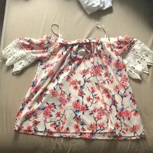 Small floral blouse